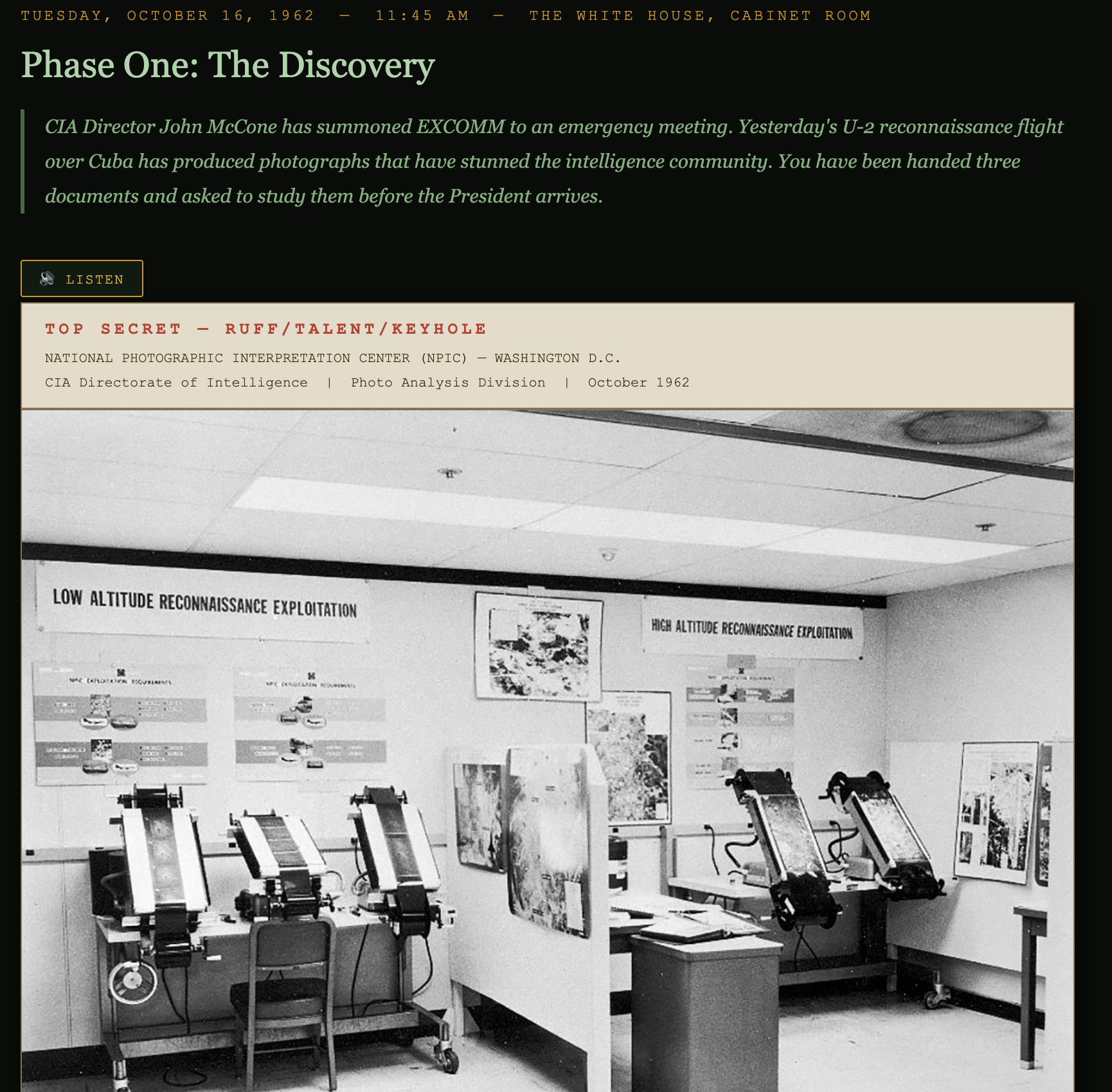 Cuban Missile Crisis screen 2