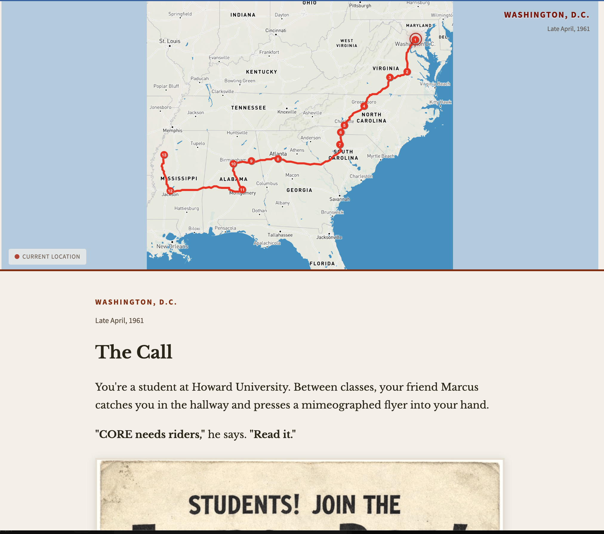 Freedom Ride screen 2